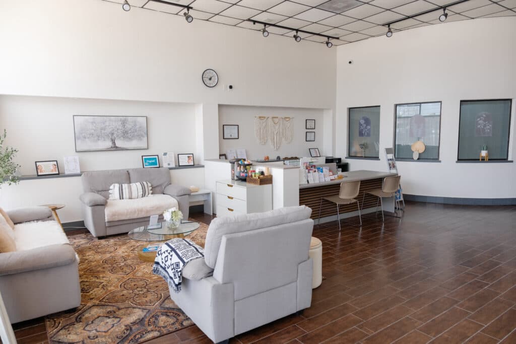 Warm and welcoming clinic interior